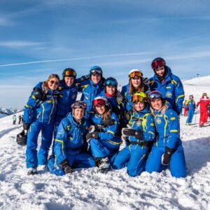 Ski instructors in Sankt Anton, Austria, Uniform